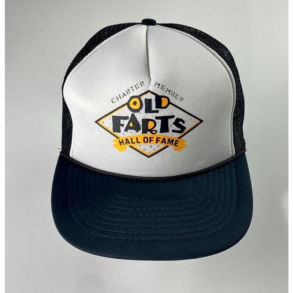 Vintage Mohrs Old Farts Hall of Fame Charter Member Snapback Trucker Hat Cap